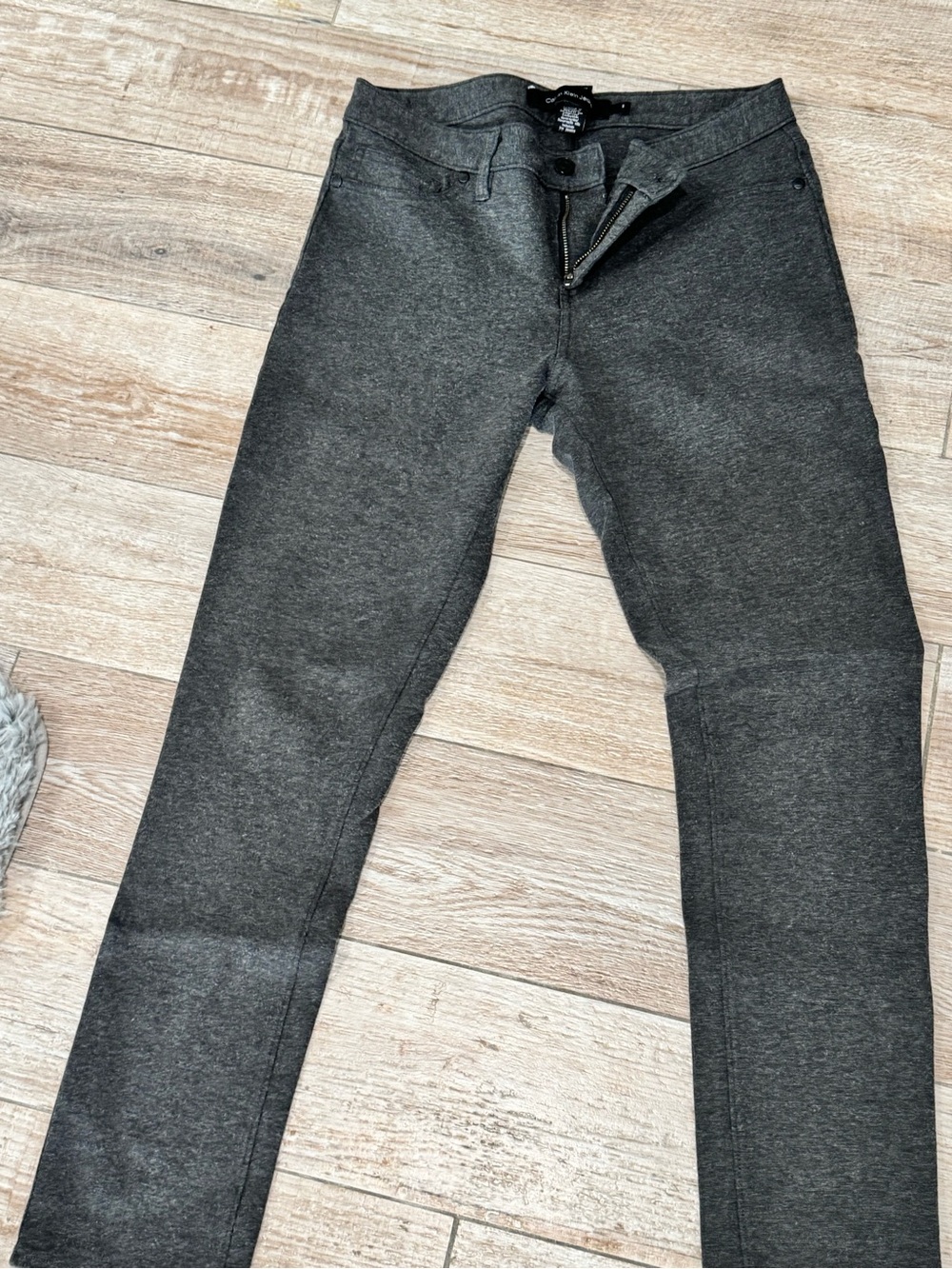 Calvin Klein Jeans Dark Charcoal Gray Pants